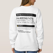 Niedlicher Spaß der Sternenkrankheit Medizinischer Sweatshirt (Rückseite)