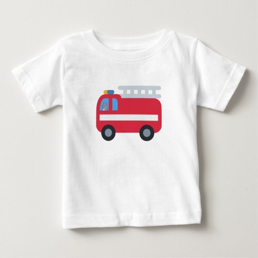 Niedlicher Spaß Dinosaurier treiben Motor zurück z Baby T-shirt (Vorderseite)