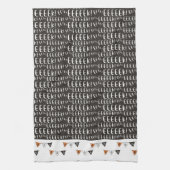 Niedlicher Spaß Eeek Boo Banner Halloween Geschirrtuch (Vertikal)