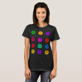 Niedlicher Spaß Farbenfrohe Groovy Funky Cool Stil T-Shirt (Vorne ganz)