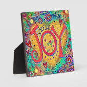 Niedlicher Spaß Freude Freude Inspiration Fotoplatte (Vorderseite)