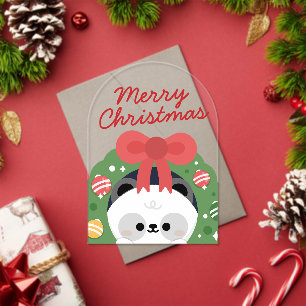 Niedlicher Spaß frohe Weihnachten Acryleinladungen