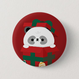 Niedlicher Spaß frohe Weihnachten Button