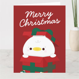 Niedlicher Spaß frohe Weihnachten Dankeskarte