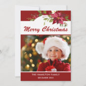 Niedlicher Spaß Frohe Weihnachten Foto (Vorderseite)