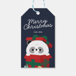 Niedlicher Spaß frohe Weihnachten Geschenkanhänger