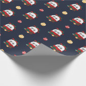Niedlicher Spaß frohe Weihnachten Geschenkpapier (Ecke)