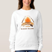 Niedlicher Spaß Funny Camping Kalories Campfire Sweatshirt (Vorderseite)