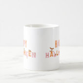 Niedlicher Spaß glücklich Halloween Retro Kaffeetasse (Mittel)