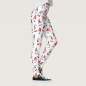Niedlicher Spaß Gnome Elf Modernes Nordic Muster W Leggings (Rechts)