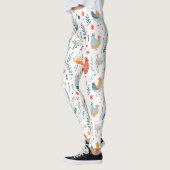 Niedlicher Spaß Hühnerflora Leggings (Links)