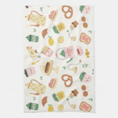 Niedlicher Spaß Küche Nahrung Geschirrtuch (Vertikal)