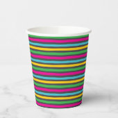 Niedlicher Spaß mit Striped Candy Funky individue Pappbecher (Links)