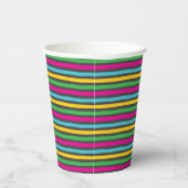 Niedlicher Spaß mit Striped Candy Funky individue Pappbecher (Rechts)