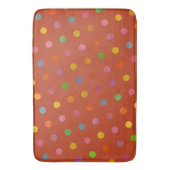 Niedlicher Spaß Moderne Terracotta Multicfarbene P Badematte (Vorderseite Vertikal)