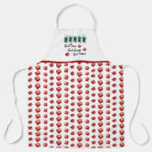 Niedlicher Spaß Red Dice Retro Bunco Schürze (Vorderseite)
