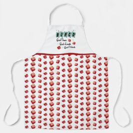 Niedlicher Spaß Red Dice Retro Bunco Schürze