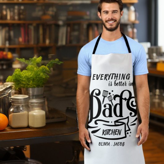 niedlicher Spaß Retro Typografie Vater Großvaterna Schürze