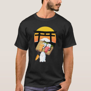 Niedlicher Spaß Schlafsushi für Männer Frauen Japa T-Shirt