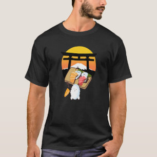 Niedlicher Spaß Schlafsushi für Männer Frauen Japa T-Shirt