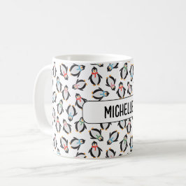 Niedlicher Spaß Schnee Weihnachtspinguine Kinder T Kaffeetasse