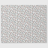 Niedlicher Spaß Schnee Weihnachtspinguine Wrapping Geschenkpapier (Flach)