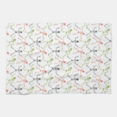 Niedlicher Spaß Skelett Halloween Küchentuch (Horizontal)