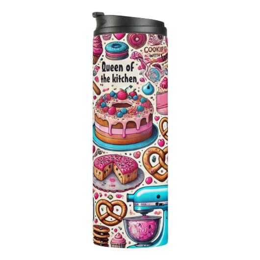 Niedlicher Spaß Thermosbecher (Nach rechts gedreht)