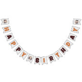 Niedlicher Spaß Tiger Cub Pinkeln aus Orange Brown Wimpelkette (Alle)