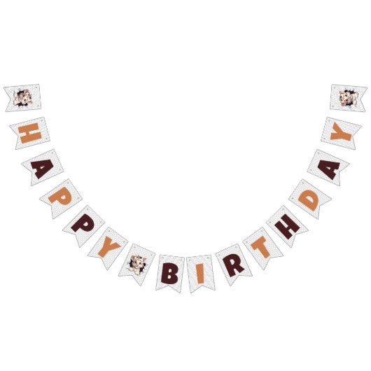 Niedlicher Spaß Tiger Cub Pinkeln aus Orange Brown Wimpelkette (Alle)