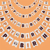 Niedlicher Spaß Tiger Cub Pinkeln aus Orange Brown Wimpelkette