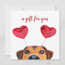 Niedlicher Spaß Valentinstag Hunde-Headband Gesche