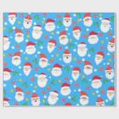 Niedlicher Spaß Weihnachten Weihnachten Geschenkpapier (Flach)