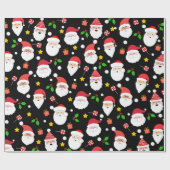 Niedlicher Spaß Weihnachten Weihnachten Geschenkpapier (Flach)