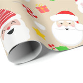 Niedlicher Spaß Weihnachten Weihnachten Geschenkpapier (Rolleneckpunkt)