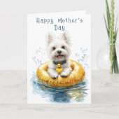 Niedlicher Spaß Westin Dog Gummiring CV5 Benutzerd Karte (Vorderseite)