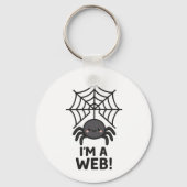 Niedlicher Spider Sticker 🕷️ ✨ | Cartoon Web Fun" Schlüsselanhänger (Vorderseite)