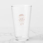 Niedlicher, spielerischer Coffee Cartoon Glas (Rückseite)