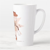 Niedlicher, spielerischer Coffee Cartoon Milchtasse (Rechts)