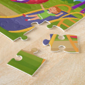 Niedlicher Spielplatz für Kinder Puzzle (Seite)