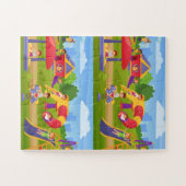Niedlicher Spielplatz für Kinder Puzzle (Horizontal)