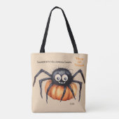 Niedlicher SpinnenHalloween Candy Trick oder Treat Tasche (Rückseite)