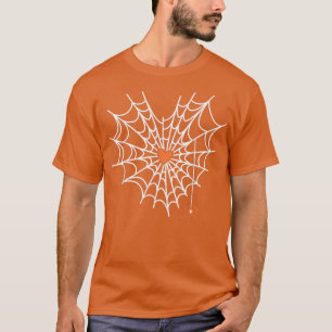 Niedlicher Spinnennetze T-Shirt