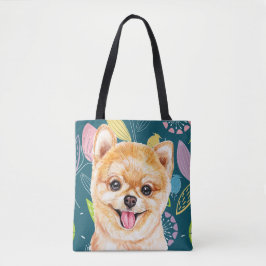 Niedlicher Spitz Farbige Blume Tasche