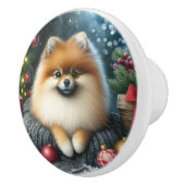 Niedlicher Spitz Gemütliches Ambiente Keramikknauf (Rechts)