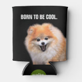 Niedlicher Spitz Hund Dosenkühler (Vorderseite)