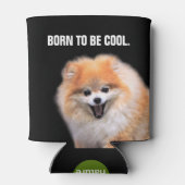 Niedlicher Spitz Hund Dosenkühler (Rückseite)