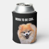 Niedlicher Spitz Hund Dosenkühler (Kanne Rückseite)