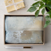 Niedlicher Spitz Hund in der Badewanne Dekoupage Seidenpapier (Geschenk)