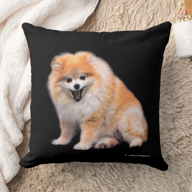 Niedlicher Spitz Hund Kissen (Decke)